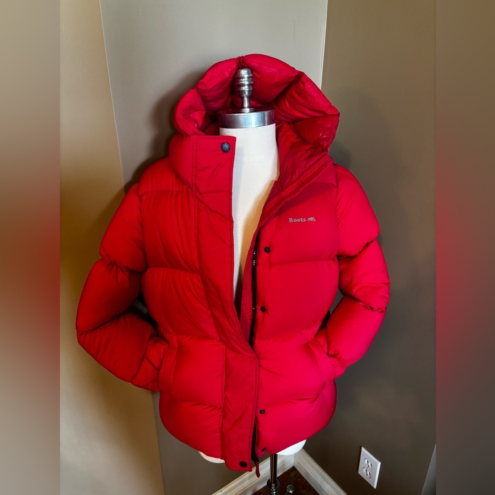 Roots extra warm down puffer jacket